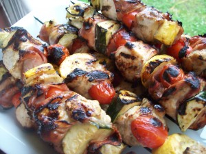 Antipasto kebabs