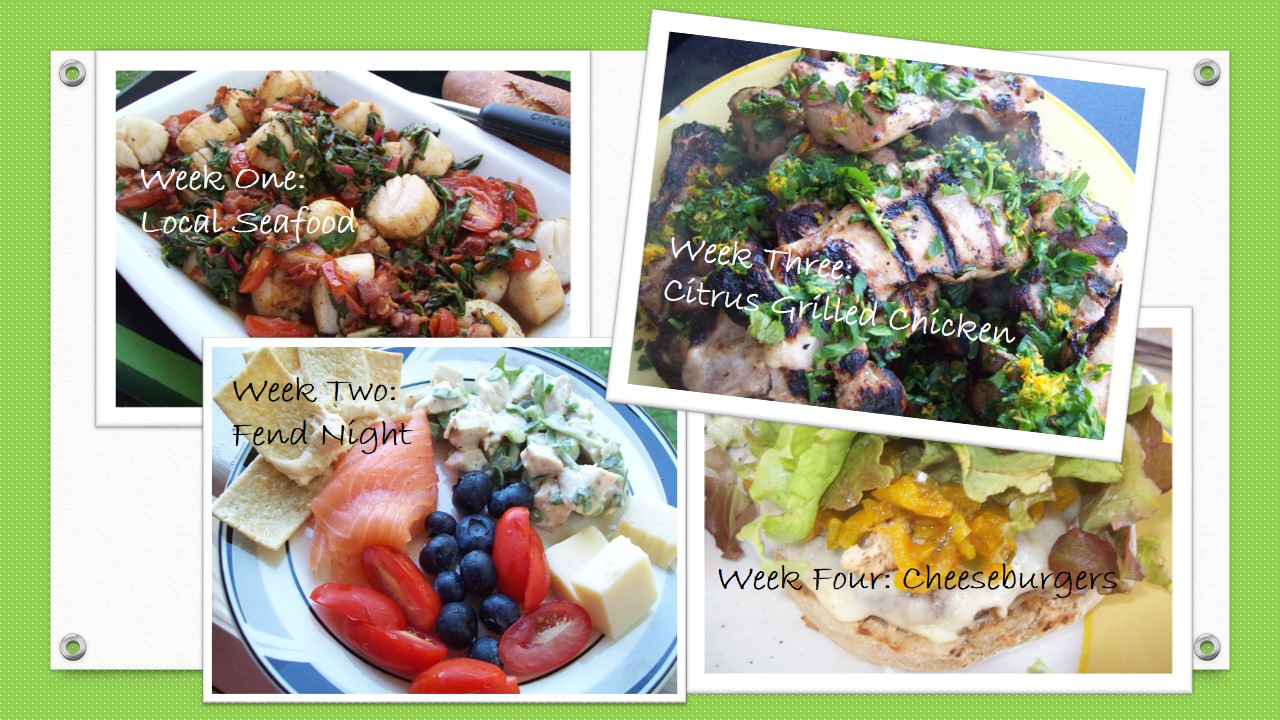 August 2013 meal plan graphic