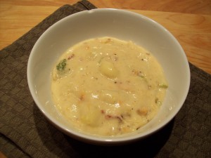 Loaded potato soup