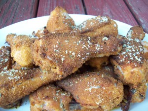 Oven fried chicken