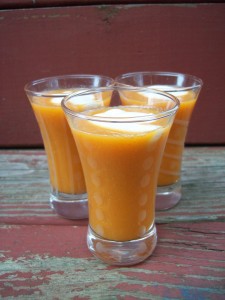 "Carrot Cake" Juice shots