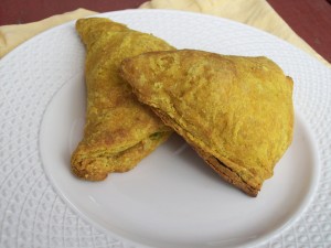 Baked samosas