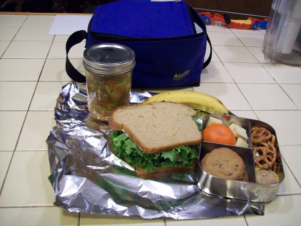 hubby soup and sandwich lunch