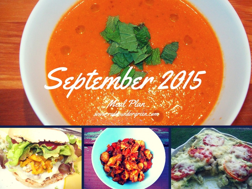 Meal Plan September 2015