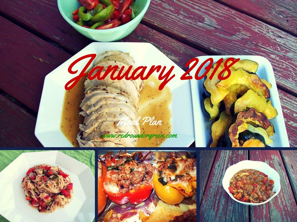 January 2018 Meal Plan