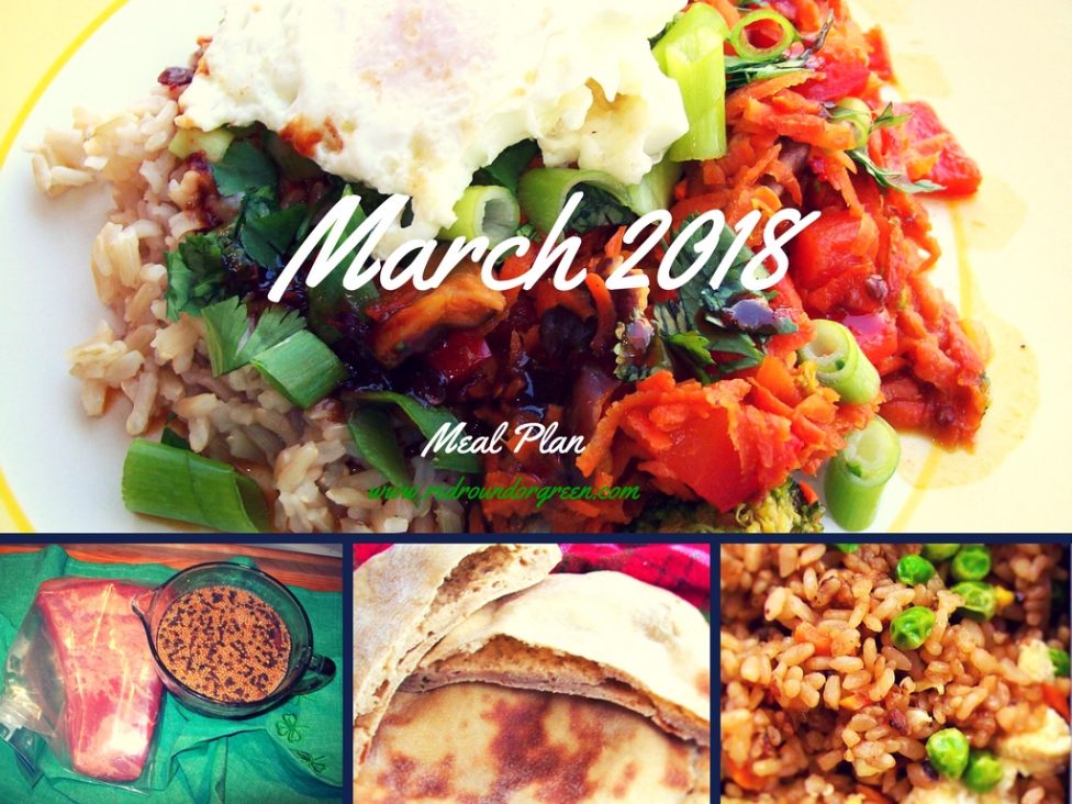 March 2018 Meal Plan