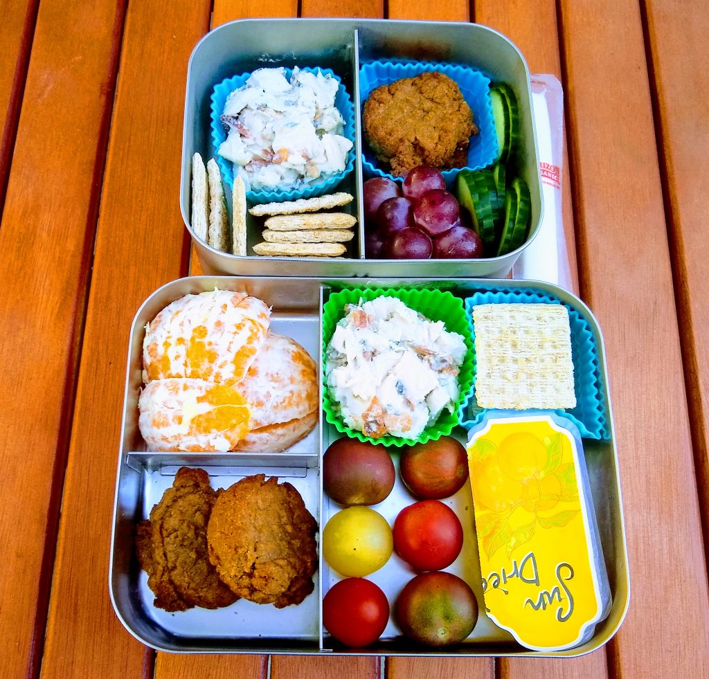 Chicken Salad and Cookies Lunch