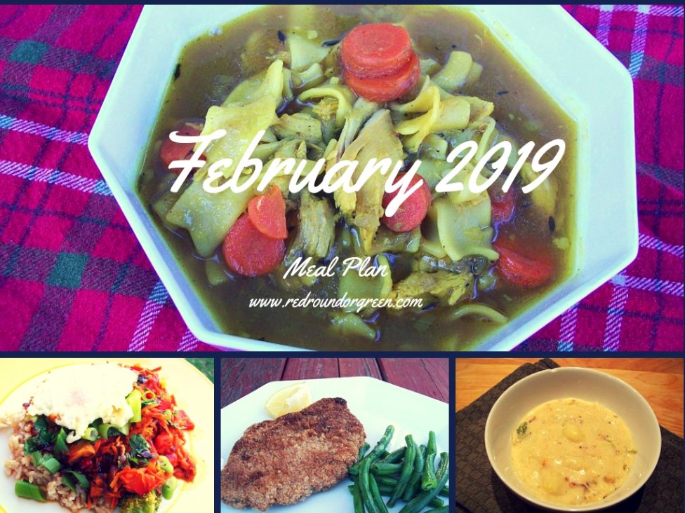 February 2019 Meal Plan