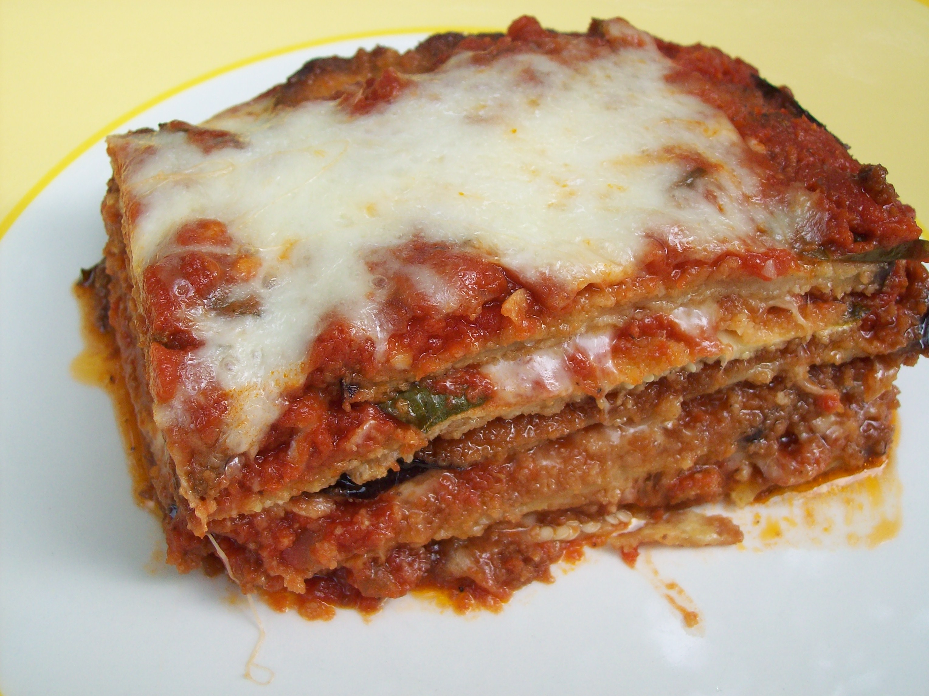 Chicken and Zucchini Parmigiana | Red, Round, or Green